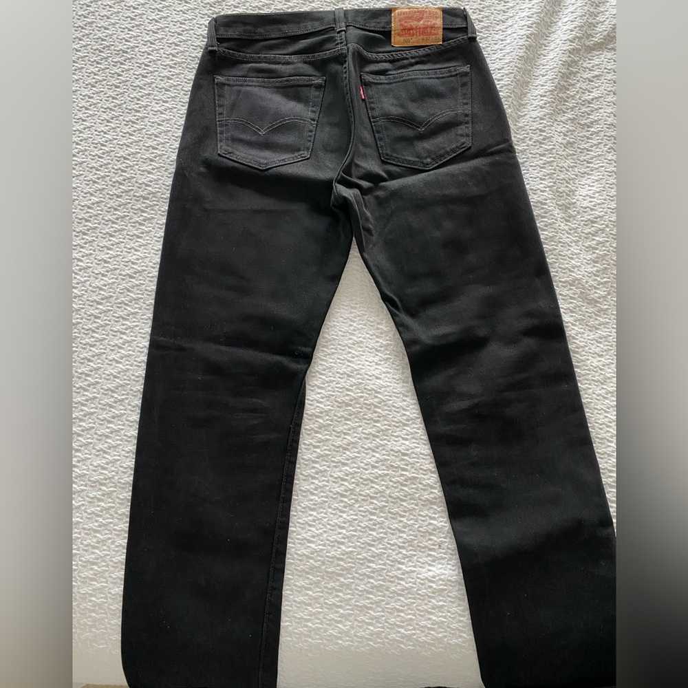 Levi's Men's Straight Black Jeans